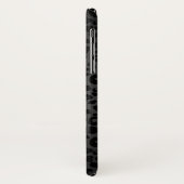 Hot-roze Lipgloss Kiss zwarte luipaard met monogra Case-Mate iPhone Case (Achterkant/links)