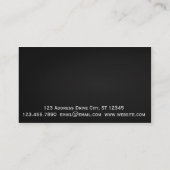 Hot-roze Logo Visitekaartje (Achterkant)