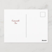 Hot-roze Lotus Flower Briefkaart (Achterkant)