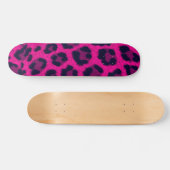 Hot-roze luipaard afdrukken skateboard (Horizontaal)