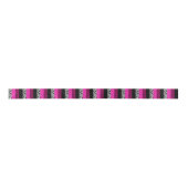 Hot-roze luipaard en dierlijke Zebra afdrukken Lint (Voorkant)