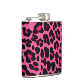 Hot-roze luipaard heupfles (Rechts)