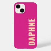 Hot roze meisje retro Case-Mate iPhone case (Achterkant)