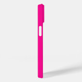 Hot roze minimale monogram Initialen Case-Mate iPhone Case (Achterkant / Rechts)