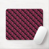 Hot-roze, moeiteloos Charm Mousepad Muismat (Met muis)