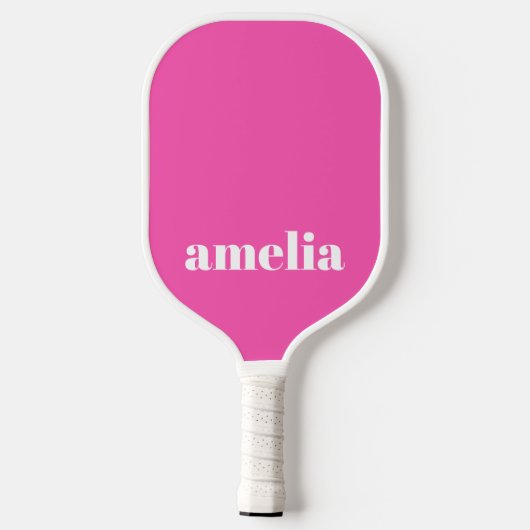 Hot-roze Monogram Pickleball Paddle (Achterkant)