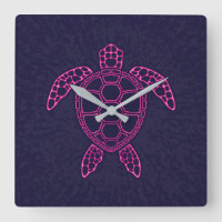 Hot Roze Neon Lava Zee Schildpad Design