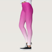 Hot-roze ombre alles over Leggings afdrukken (Links)