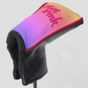 Hot Roze omgekeerde golfclub putter hoofd cover