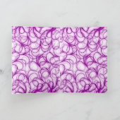 Hot Roze op Roze - Dag van de Dode Suikerschedel Kaart (Binnen)