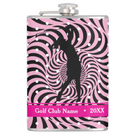 Hot roze Opti-Dot "Birdie Juice" fleskolf Heupfles