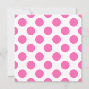 Hot-roze pooldots kaart