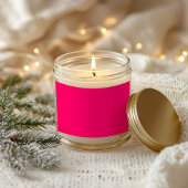 Hot Roze Rechthoekige Sticker