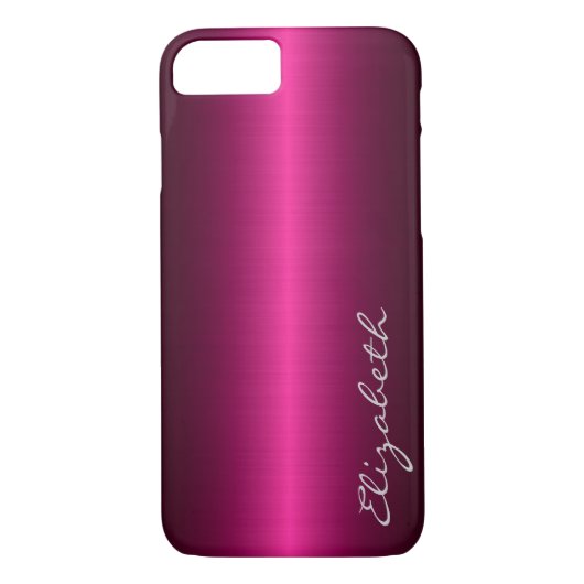 Hot-roze roestvrij staal Metaalkijk Case-Mate iPhone Case (Achterkant)
