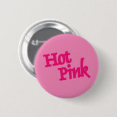 Hot Roze roze ronde knop Ronde Button 5,7 Cm (Voorkant /achterkant)