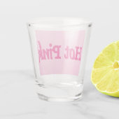 Hot Roze roze shot glas (Achterkant)
