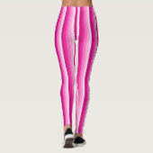 Hot-roze schaduwstrepen leggings (Achterkant)
