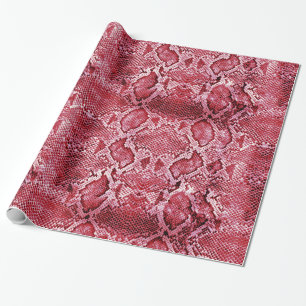 Hot-roze slangen cadeaupapier