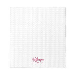 Hot-roze, speciaal aangepast nit-Notitieblok Notitieblok