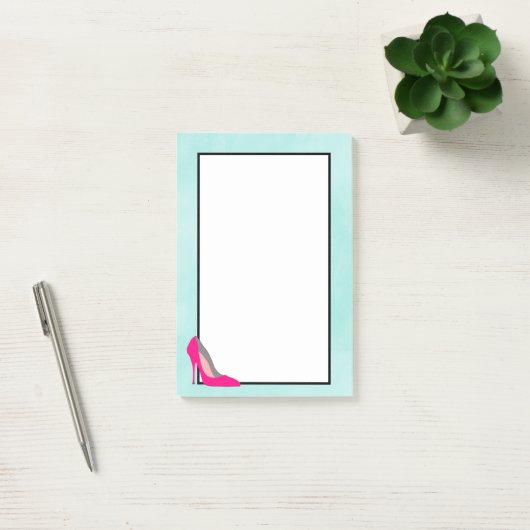 Hot-roze Stiletto Post-it® Notes (Kantoor)