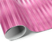Hot-roze stripes cadeaupapier (Rol Hoek)