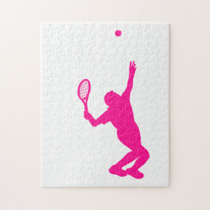 Hot roze tennis legpuzzel
