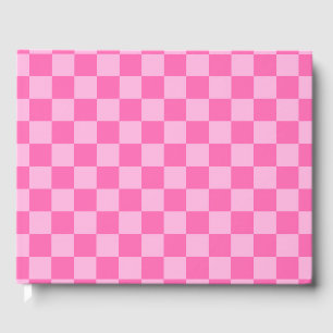 Hot-roze toetsenbord gastenboek