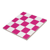 Hot-roze toetsenbord tegeltje (Zijkant)