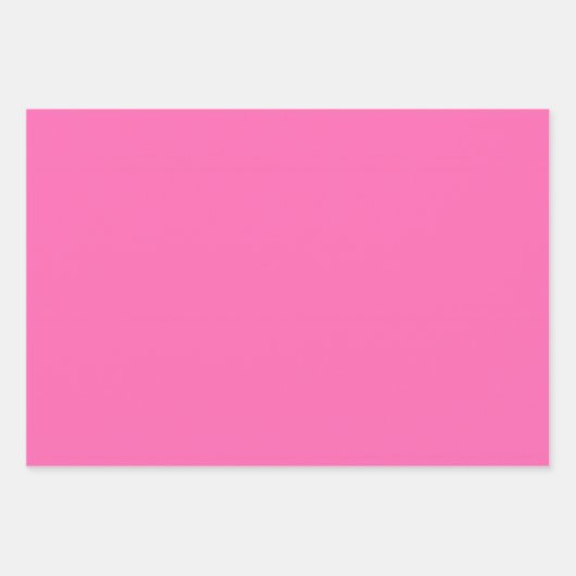 Hot-roze, vaste kleur inpakpapier vel (Voorkant 2)