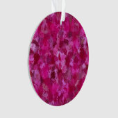 Hot-roze verfbalken ornament (voorkant)