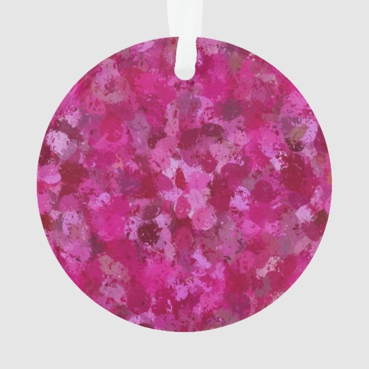 Hot-roze verfbalken ornament (achterkant)
