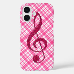 Hot-roze wasfilter op roze plaat iPhone 16 hoesje