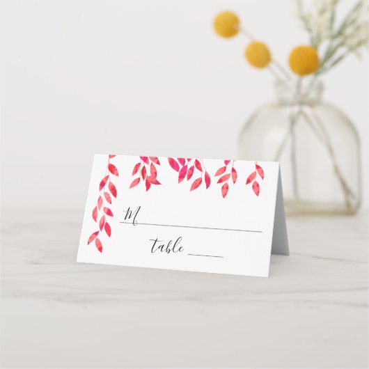 Hot-roze wijnstokken en oliage bruiloft (Voorkant)