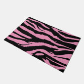 Hot-roze Zebra afdrukken Deurmat (Schuin)