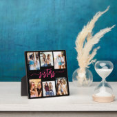 Hot roze zussen 6 foto collage Keepsake Gift Fotoplaat (Insitu)