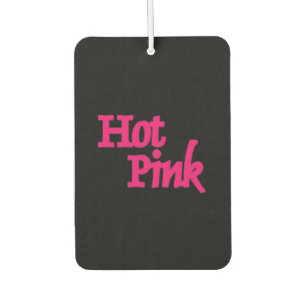 Hot Roze zwarte auto luchtverfrisser
