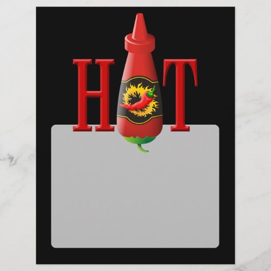 Hot Sauce Bottle Flyer (Achterkant)