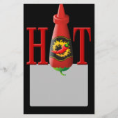 Hot Sauce Bottle Flyer (Achterkant)