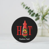 Hot Sauce Bottle Kaart (Staand voorkant)