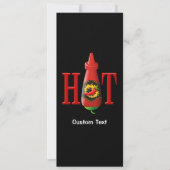 Hot Sauce Bottle Kaart (Voorkant)