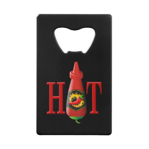 Hot Sauce Bottle Kredietkaart Flessenopener