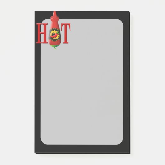 Hot Sauce Bottle Post-it® Notes (Voorkant)