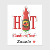 Hot Sauce Bottle Sticker (Vel)