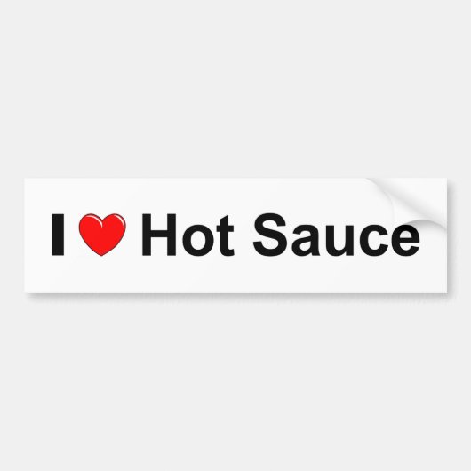 Hot Sauce Bumpersticker (Voorkant)