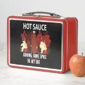 Hot Sauce Ketchup Fire Red Chili Pepper (In situ)