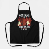 Hot Sauce Ketchup Fire Red Chili Pepper Schort (Voorkant)