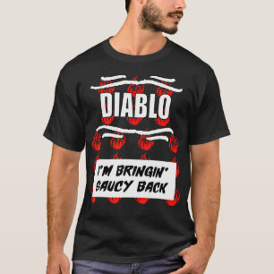 Hot Sauces Group Halloween Costumes Taco Diablo SA T-shirt