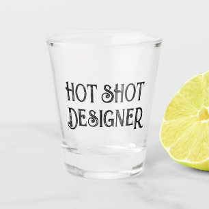 Hot Shot Designer Grappig geschenkglas Glas
