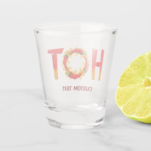 HOT SHOT GLAS (Achterkant)