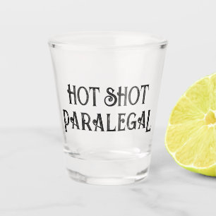 Hot shot paralegal   Grappig geschenkglas Glas